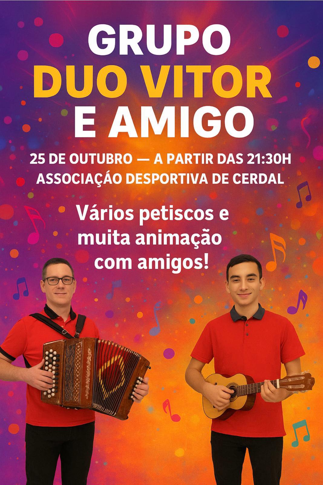 Grupo Duo Vitor e Amigo em Cerdal
